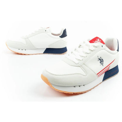 US Polo Assn sports shoes sneakers men's fashionable comfortable white