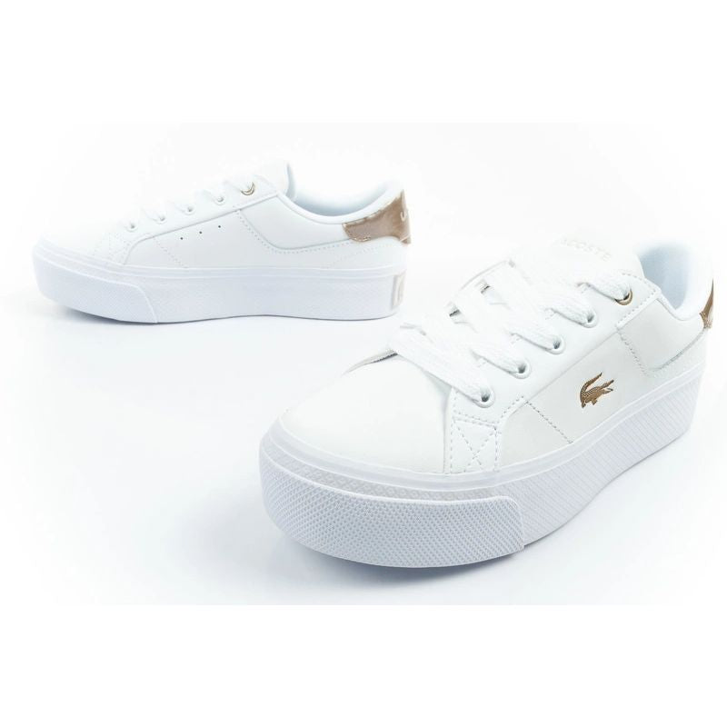 Lacoste women's sports shoes Ziane Platform 126 sneakers white fashionable