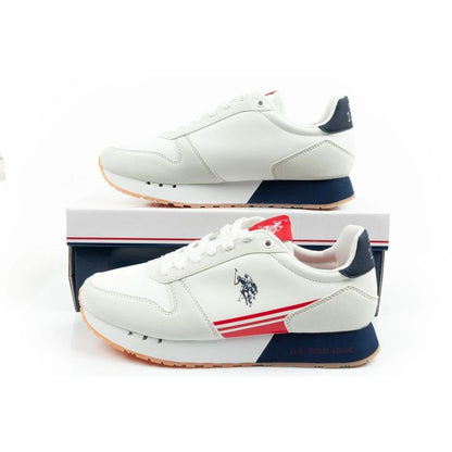 US Polo Assn sports shoes sneakers men's fashionable comfortable white