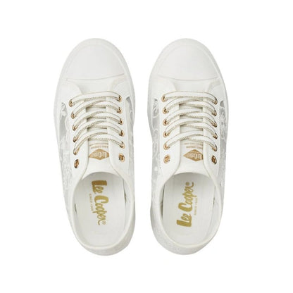 Lee Cooper women's sports shoes sneakers white platform lace