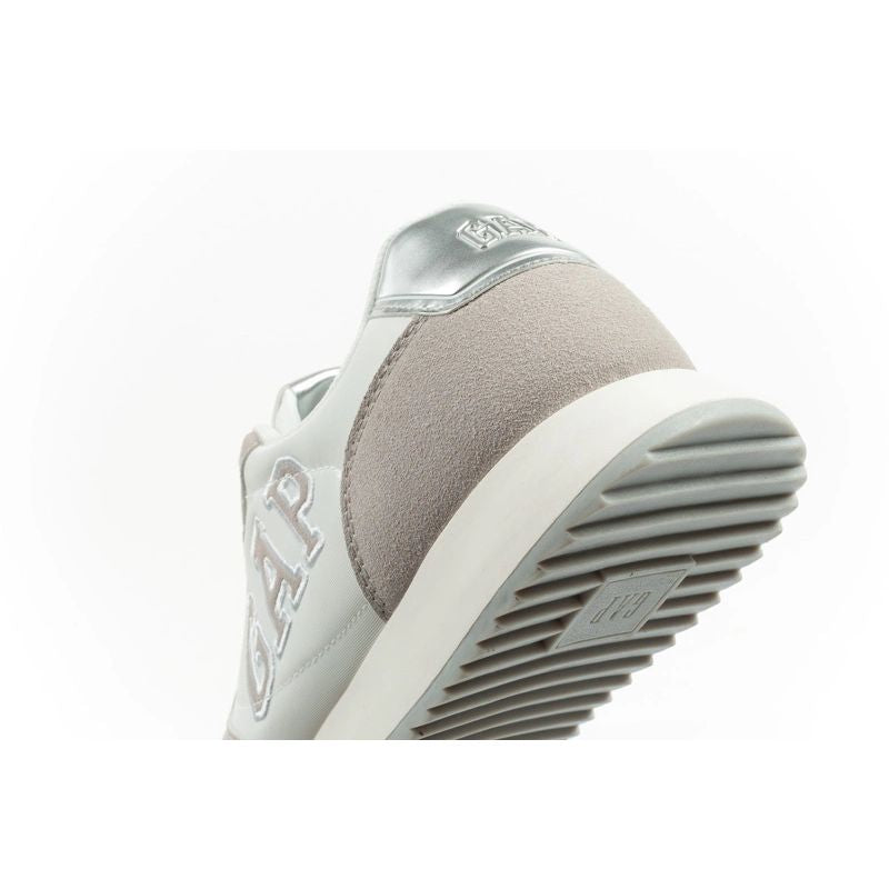 Gap women's sports shoes Nashville Arch Logo sneakers fashionable comfortable white beige