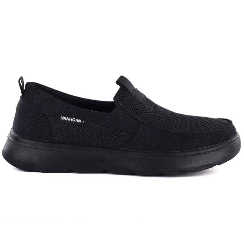 Men's slip-on shoes, black, Vanhorn WN32302