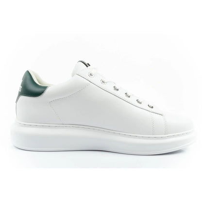 Karl Lagerfeld men's shoes sneakers Kapri natural leather white