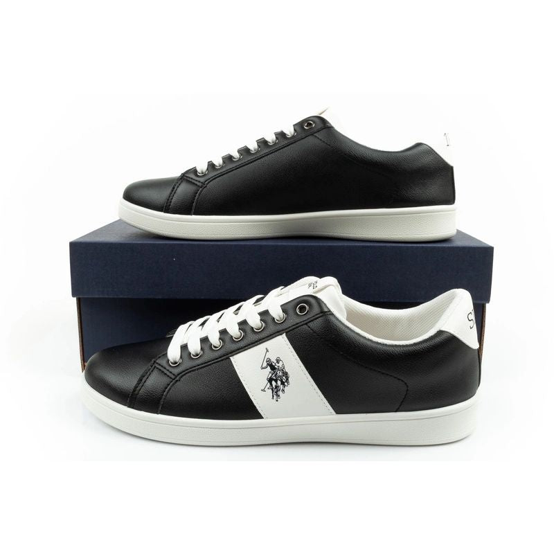 US Polo Assn. shoes sneakers men's fashionable black comfortable