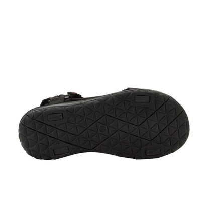 Lee Cooper women's shoes with velcro straps for summer beach sandals, lightweight black