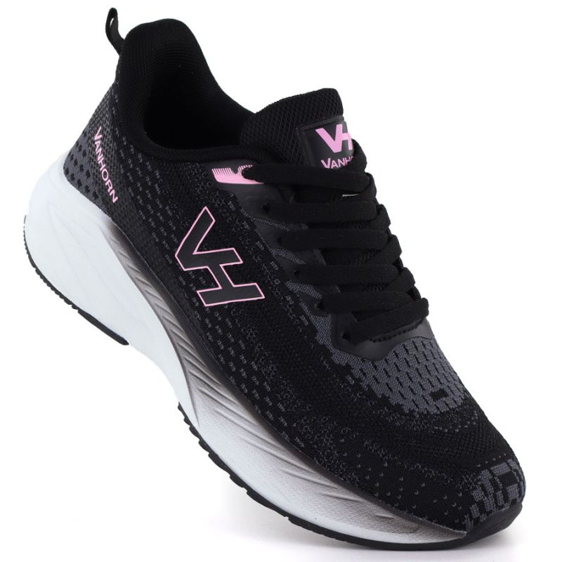 Vanhorn YW27308BK1 lightweight black sports shoes