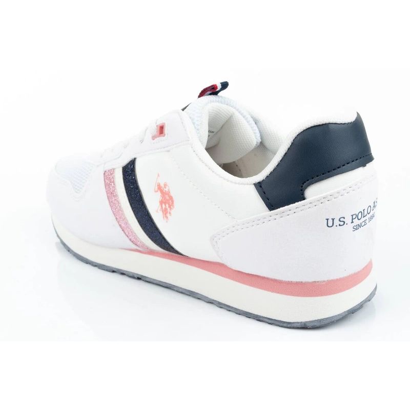 US Polo ASSN shoes. W NOBIK003A-WHI