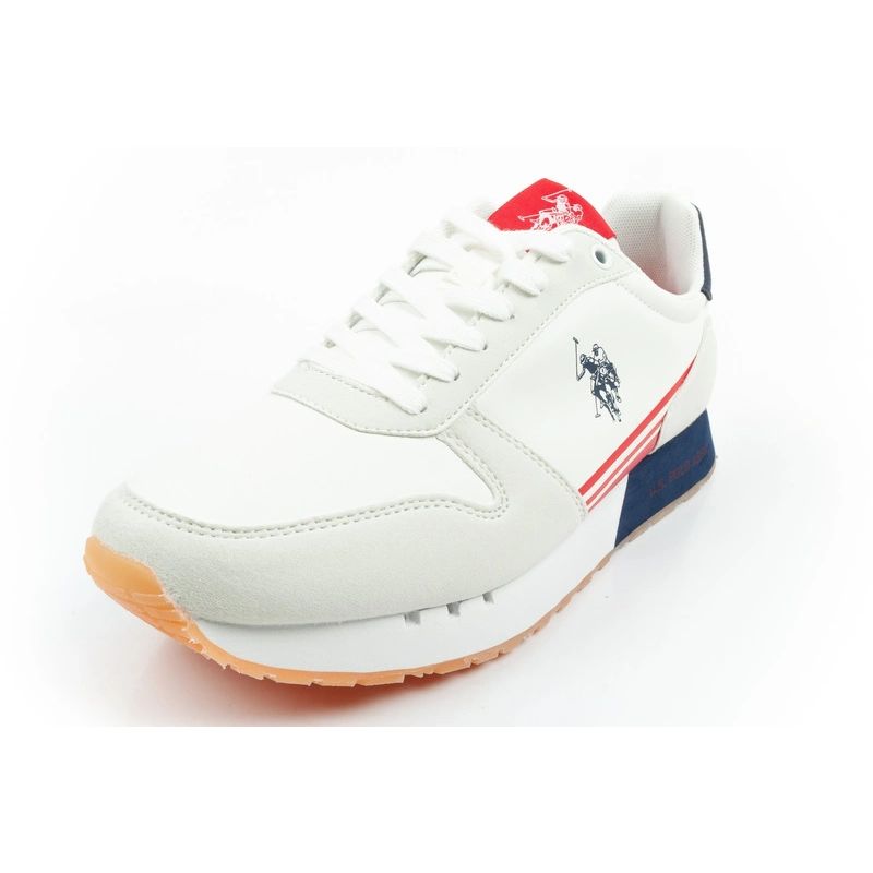 US Polo Assn sports shoes sneakers men's fashionable comfortable white