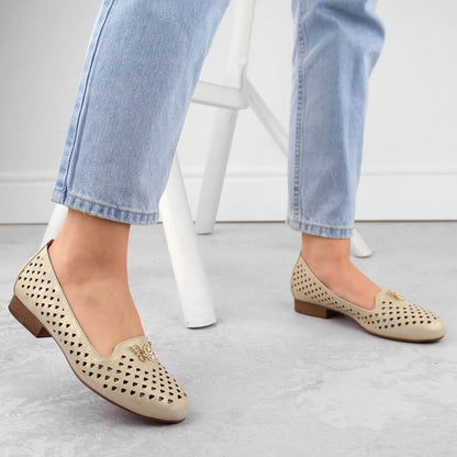 Openwork shoes M.Daszyński W SAN35 gold