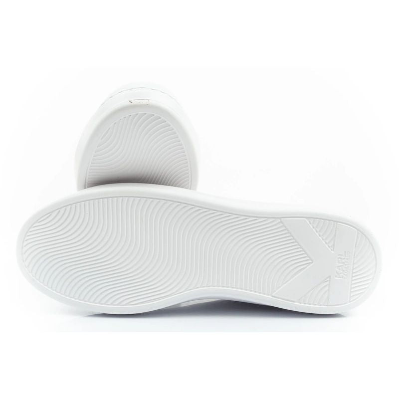 Karl Lagerfeld men's shoes sneakers Kapri natural leather white
