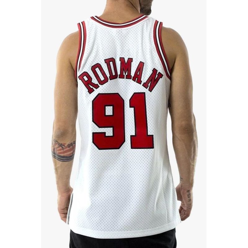 Mitchell & Ness Chicago Bulls NBA Swingman Jersey Bulls 97-98 Dennis Rodman M SMJYAC18079-CBUWHIT97DRDN