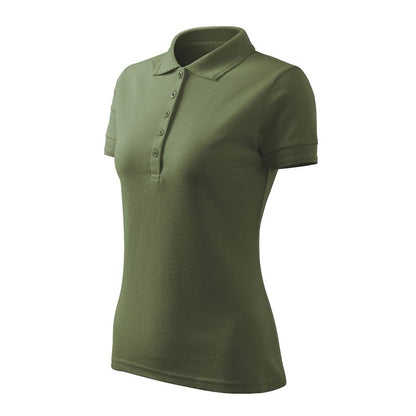 Women's Pique Polo Free Polo Shirt (khaki)
