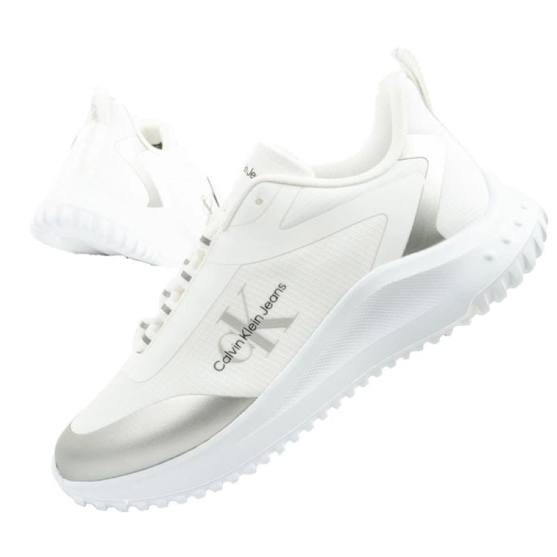 Calvin Klein Eva Runner women's shoes sports sneakers white fashionable