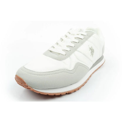 US Polo Assn sports shoes sneakers men's fashionable comfortable white