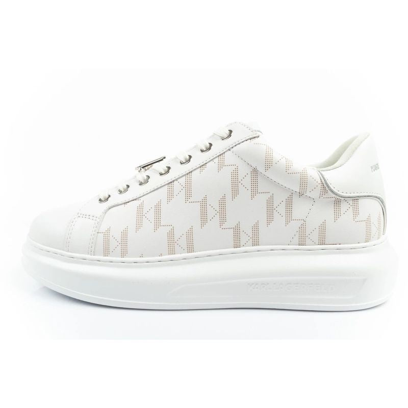 Karl Lagerfeld Kapri men's shoes sneakers natural leather white