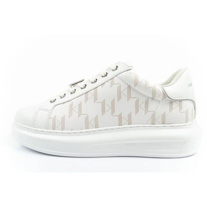 Karl Lagerfeld Kapri men's shoes sneakers natural leather white