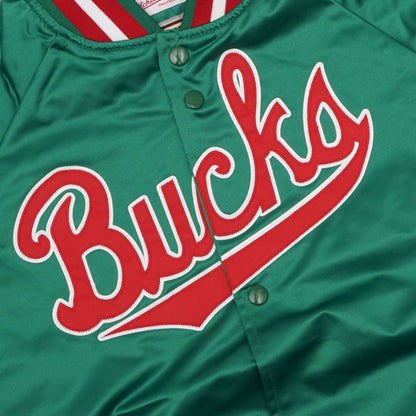 Mitchell & Ness NBA Milwaukee Bucks Lightweight Jacket M STJKMG18013-MBUDKGN