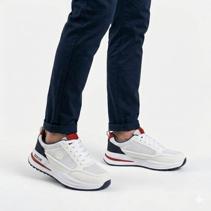 Men's white sports shoes Big Star TT174315