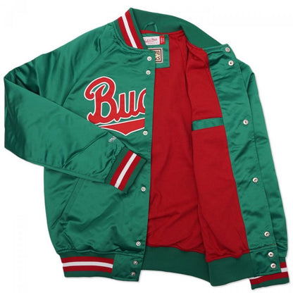 Mitchell & Ness NBA Milwaukee Bucks Lightweight Jacket M STJKMG18013-MBUDKGN