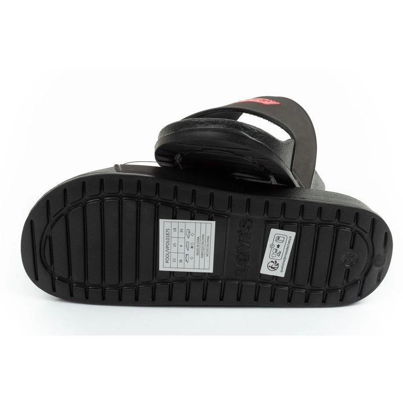 Levi's women's sports slippers comfortable fashionable black shoes