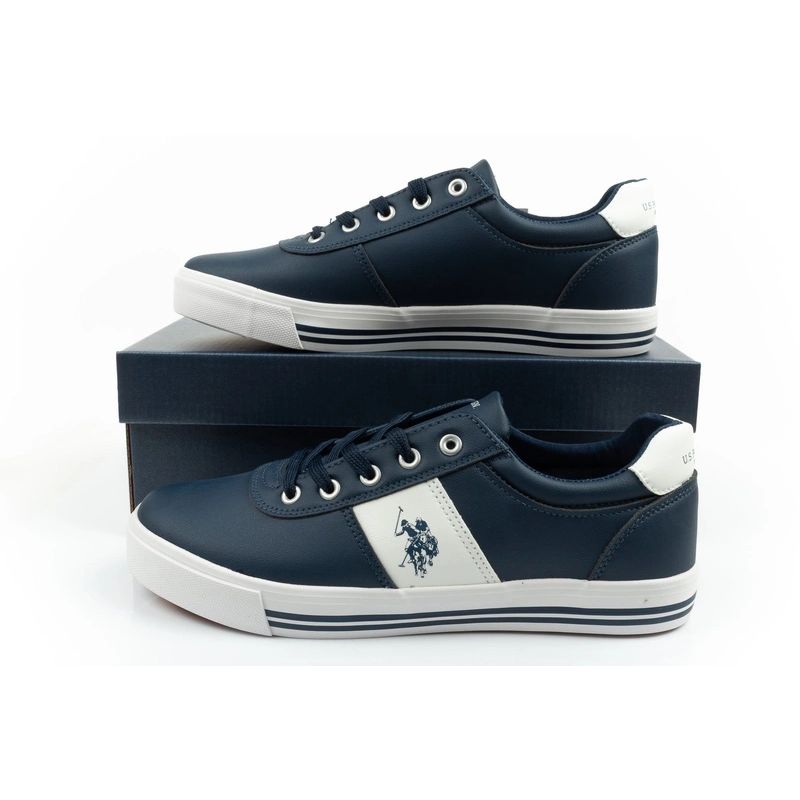 US Polo Assn. shoes sneakers men's sneakers fashionable navy blue comfortable
