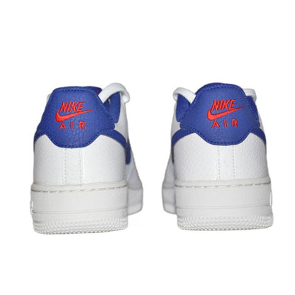 Nike Air Force 1 White/Deep royal blue women's shoes - CT3839-101