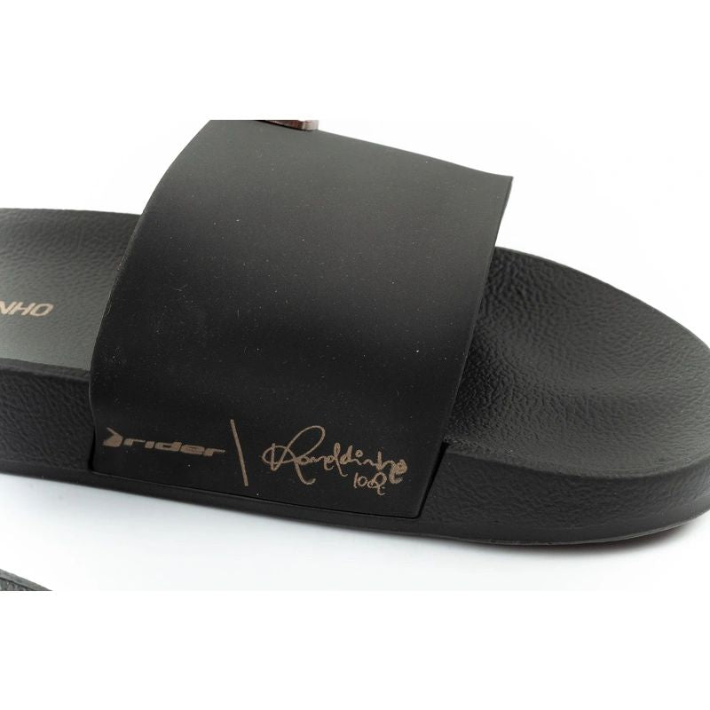 Rider men's sports shoes R10 Slide comfortable black slippers