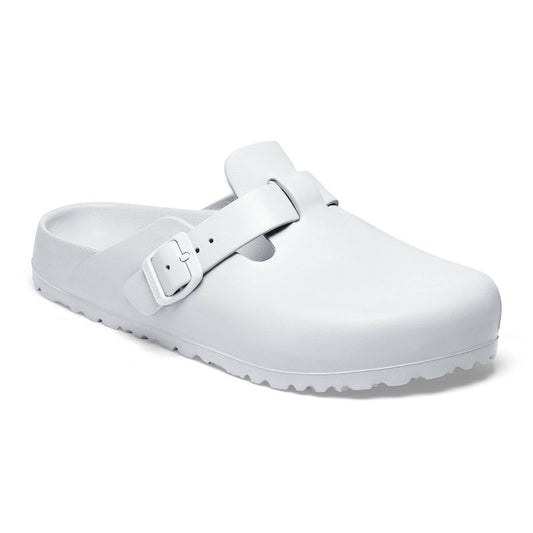 Birkenstock Boston Essentials EVA White Men's Medical Regular Wide Slides (1002315)