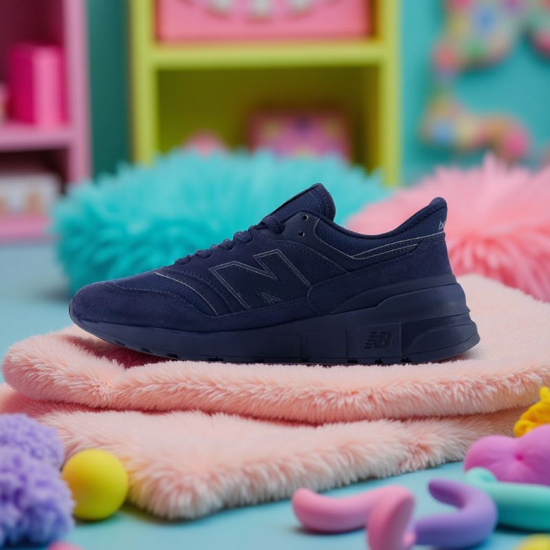 Men's New Balance 997 sneakers suede lifestyle sports shoes navy blue (U997RMH)