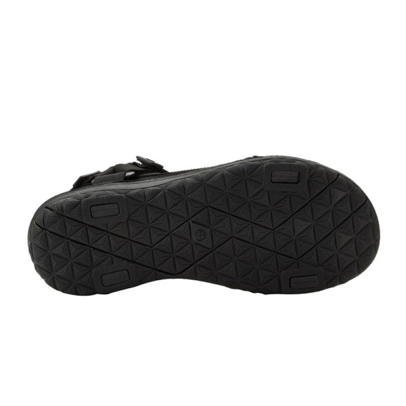 Lee Cooper men's shoes with velcro straps for summer beach sandals, lightweight black