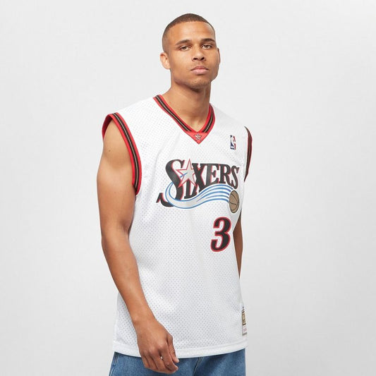 Mitchell & Ness NBA Swingman Home Jersey 76ERS 00 Allen Iverson M SMJYGS18200-P76WHIT00AIV