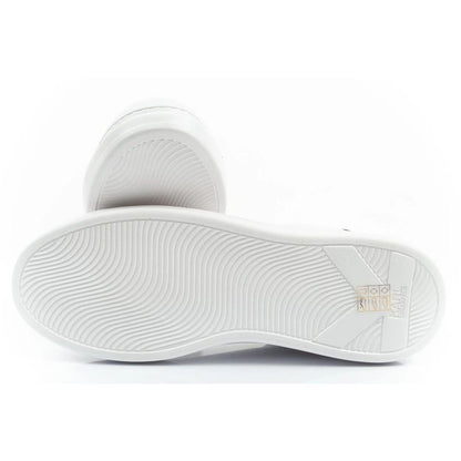 Karl Lagerfeld men's shoes sneakers Kapri natural leather white