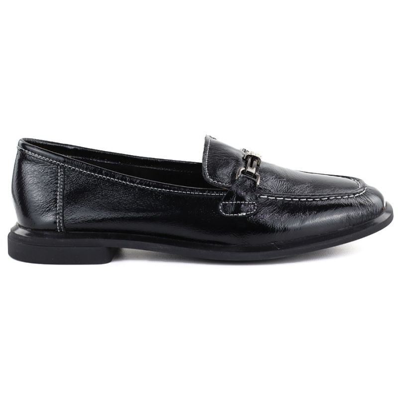 Women's leather shoes classic black Vinceza 86429