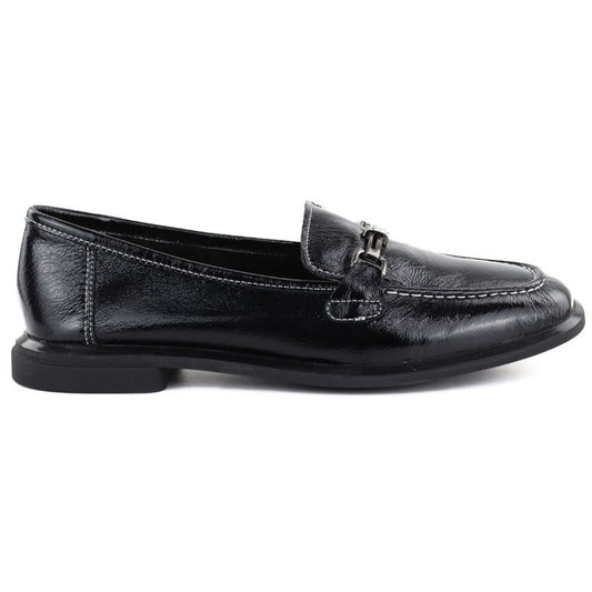 Women's leather shoes classic black Vinceza 86429