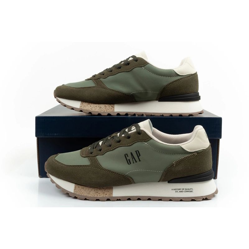 Gap men's sports shoes Osaka green sneakers comfortable fashionable
