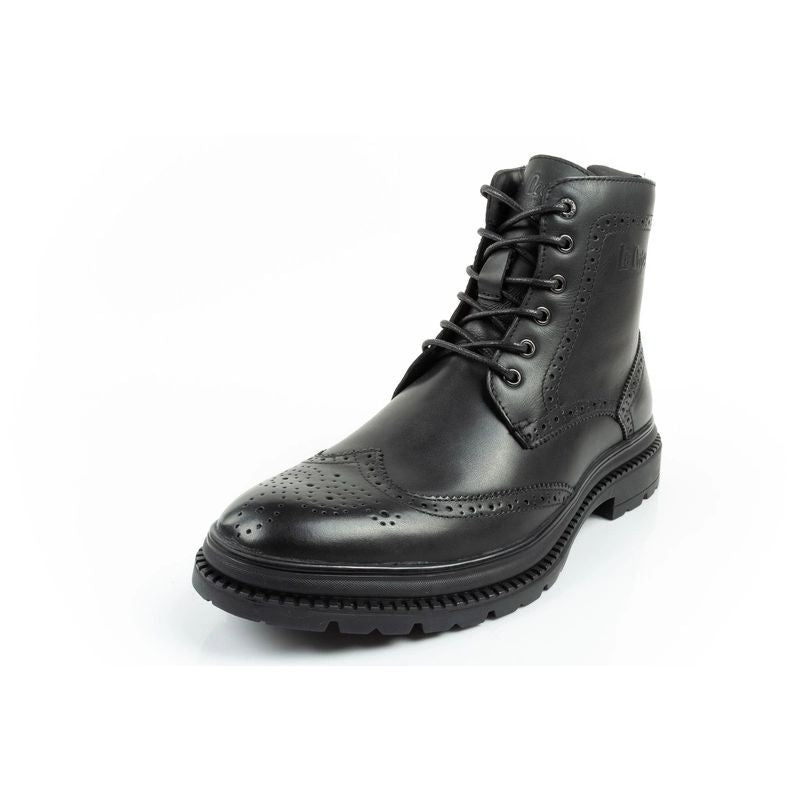 Lee Cooper men's shoes Chelsea boots elegant leather black