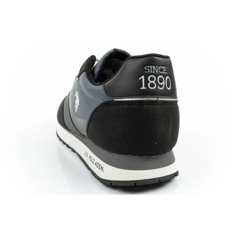 US Polo Assn sports shoes sneakers men's fashionable comfortable gray