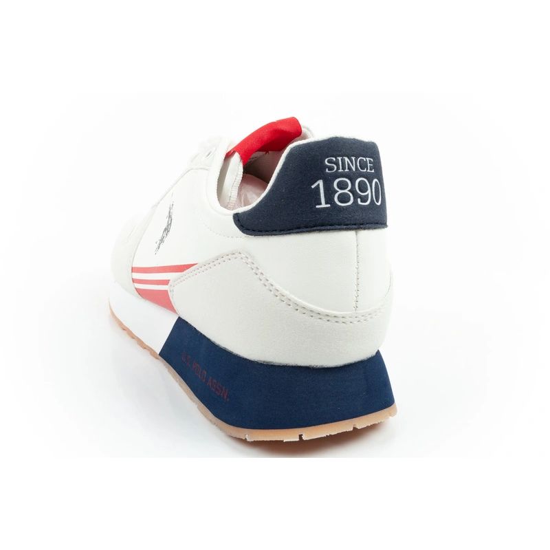US Polo Assn sports shoes sneakers men's fashionable comfortable white