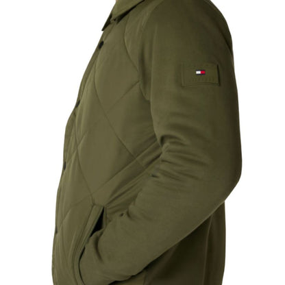 Tommy Hilfiger Mix Media Quilted Coach Jacket M MW0MW27894