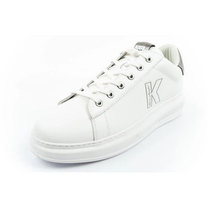 Karl Lagerfeld men's shoes sneakers Kapri natural leather white