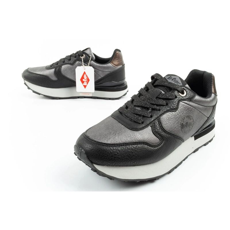 Lee Cooper sports shoes sneakers women's fashionable comfortable durable gray black