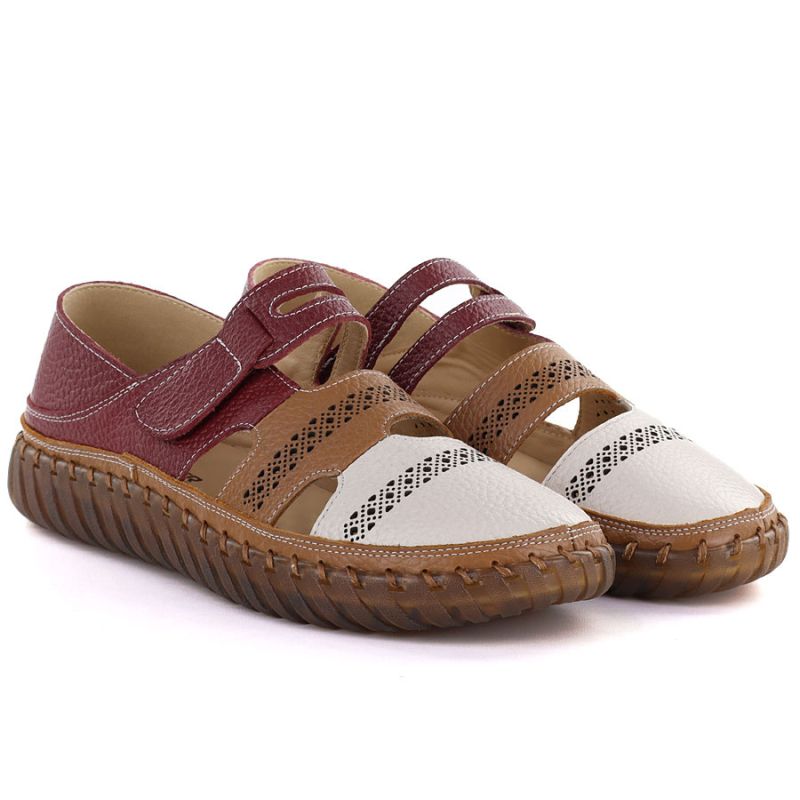 Artiker 58C1500 comfortable leather velcro shoes