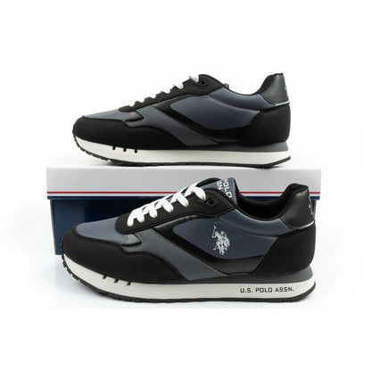 US Polo Assn sports shoes sneakers men's fashionable comfortable gray