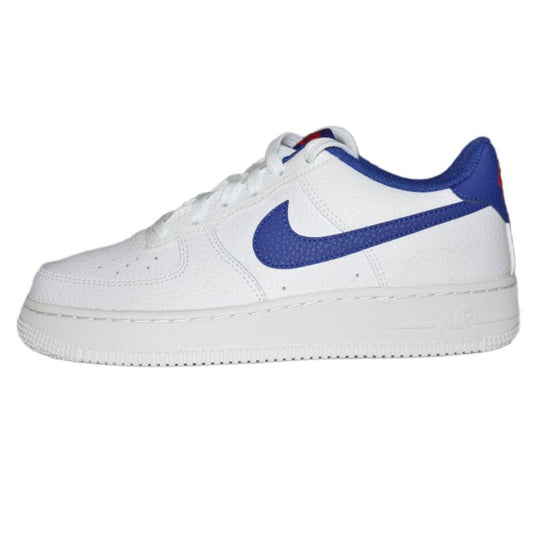 Nike Air Force 1 White/Deep royal blue women's shoes - CT3839-101