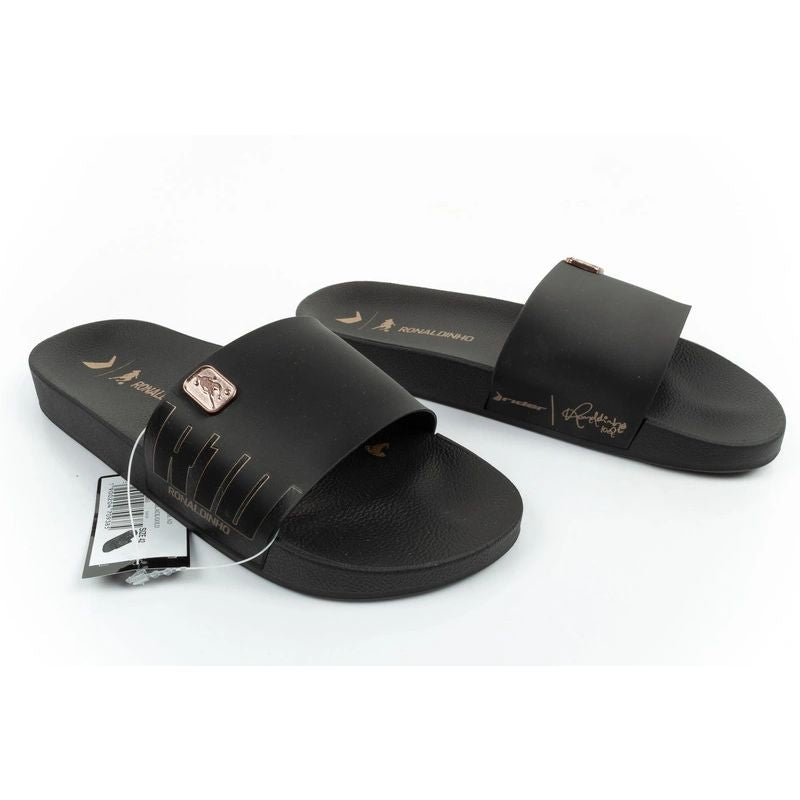 Rider men's sports shoes R10 Slide comfortable black slippers