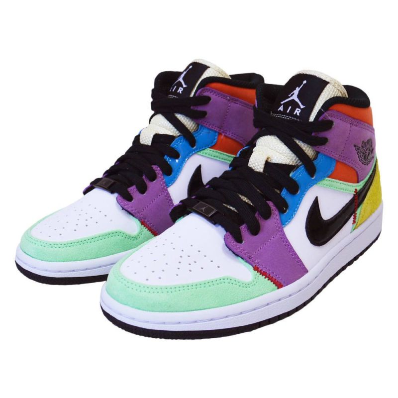 Air Jordan 1 Mid SE Multi-Color shoes - CW1140-100