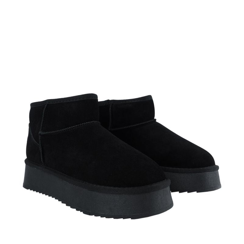 Women's leather shoes Solo Soprani Couture Hugh Platform black SSW421P05 01