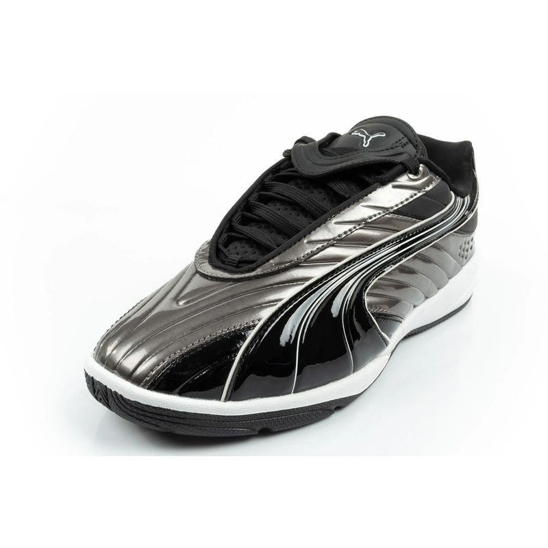 Puma sports shoes sneakers youth V-S2 Goalgetter fashionable silver