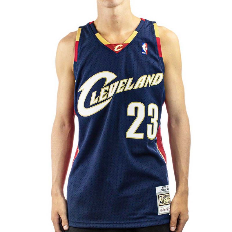 Mitchell &Ness Cleveland Cavaliers NBA Swingman Jersey Lebron James M SMJYGS18156-CCANAVY08LJA
