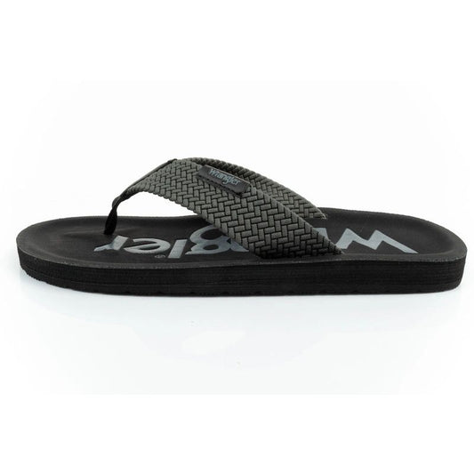 Wrangler men's Zane Flipflop shoes, gray flip-flops